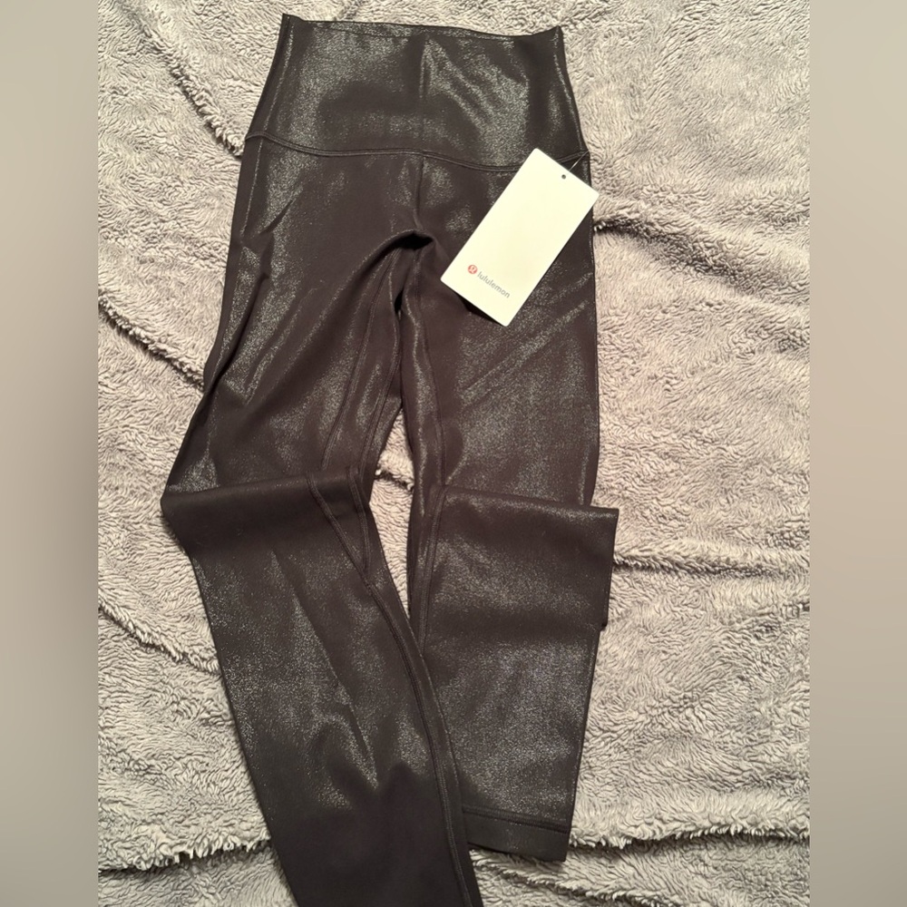 Lululemon Align Shimmer Black High Rise Leggings